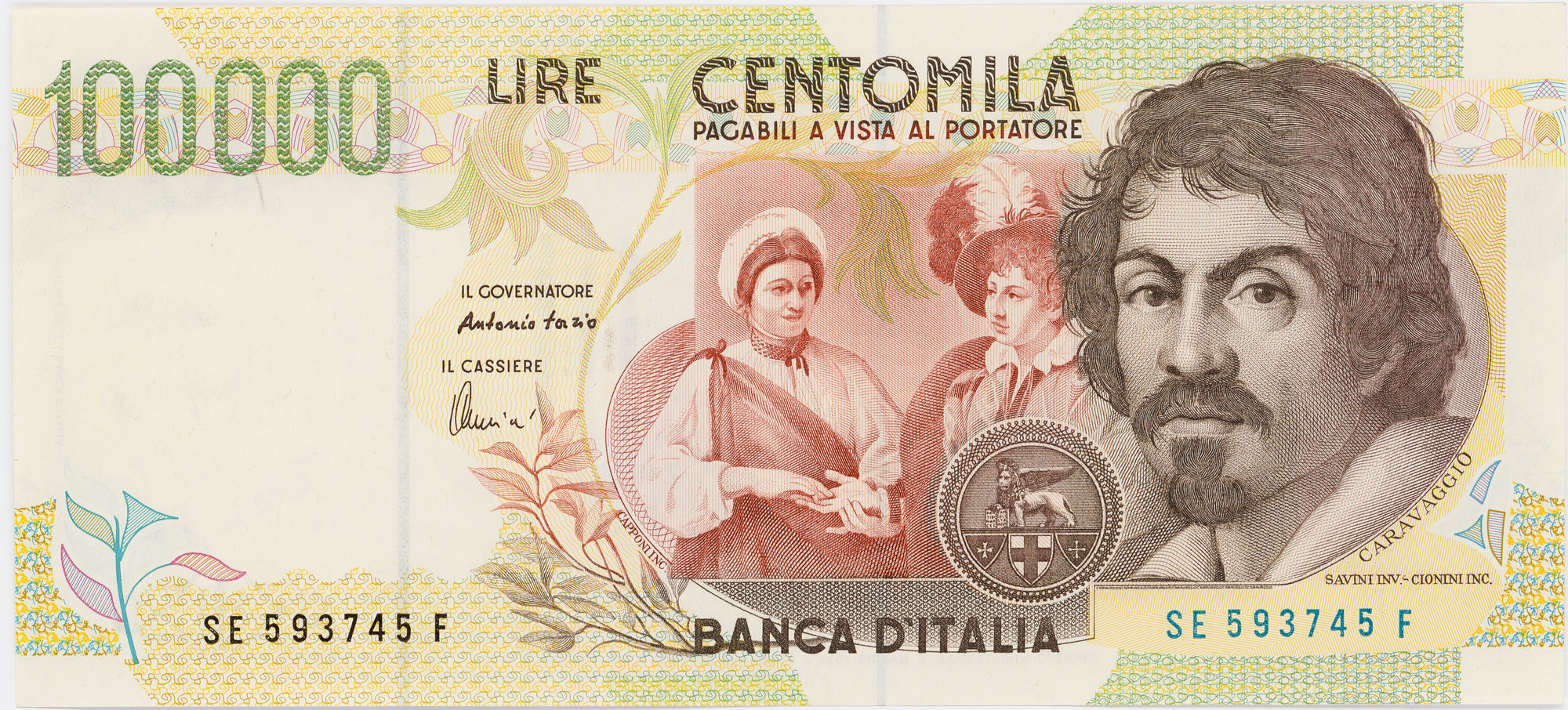 Italy, One Hundred Thousand Lire, 1994, UNC