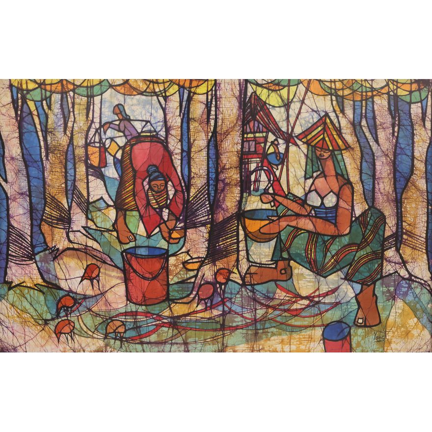 Yong Kheng-Wah ''Harvesting'' Batik