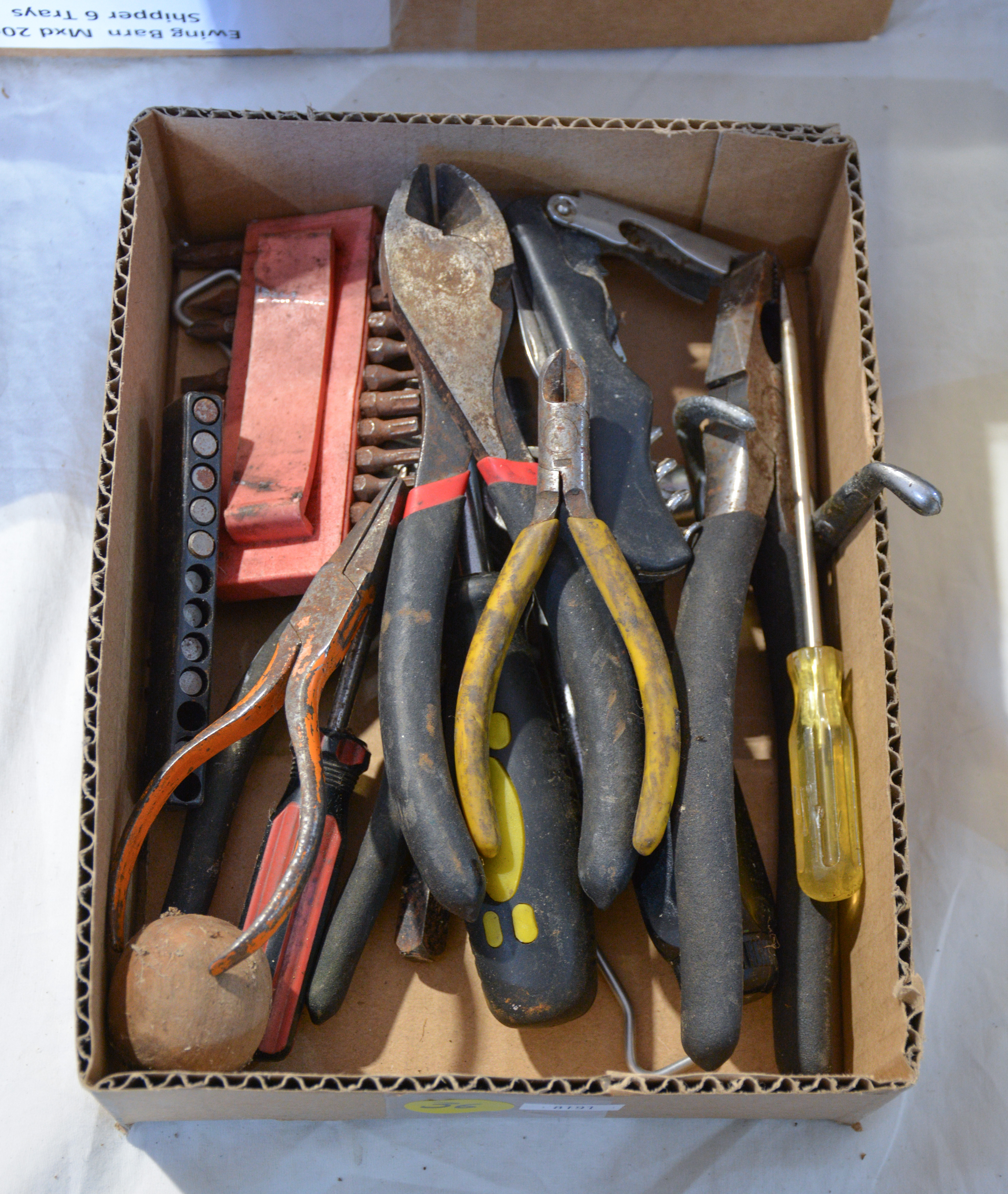 Small Box of Hand Tools — sold at auction in New Zealand for $15