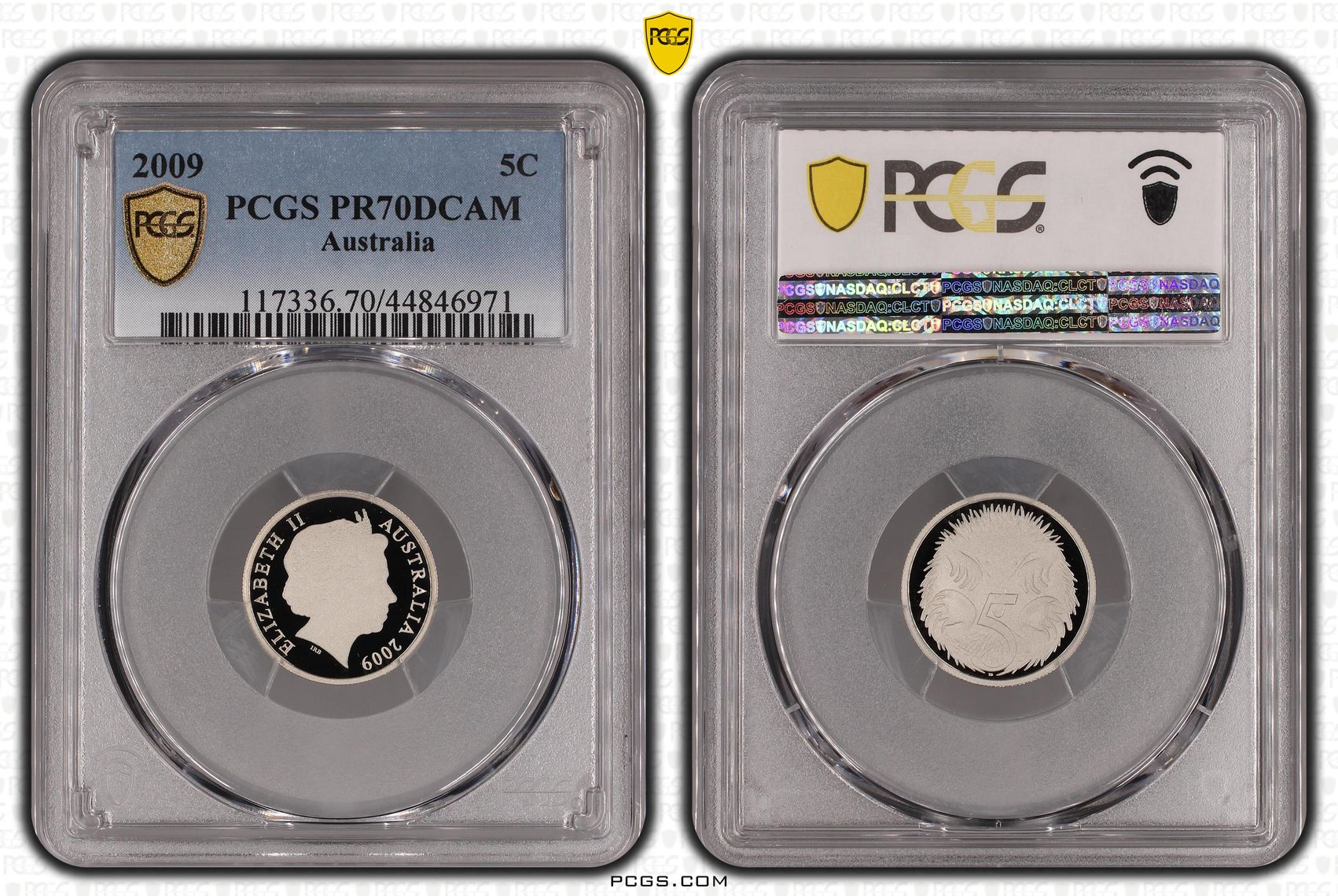 409 · 2009 Australia Five Cent, 5c PCGS - PR70DCAM POP 32/0 -971