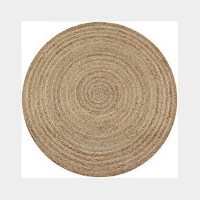 Plain Round Braided Jute Rug - 90cm- bar -9902089088003- 51736/2878 SN B2 (S5)