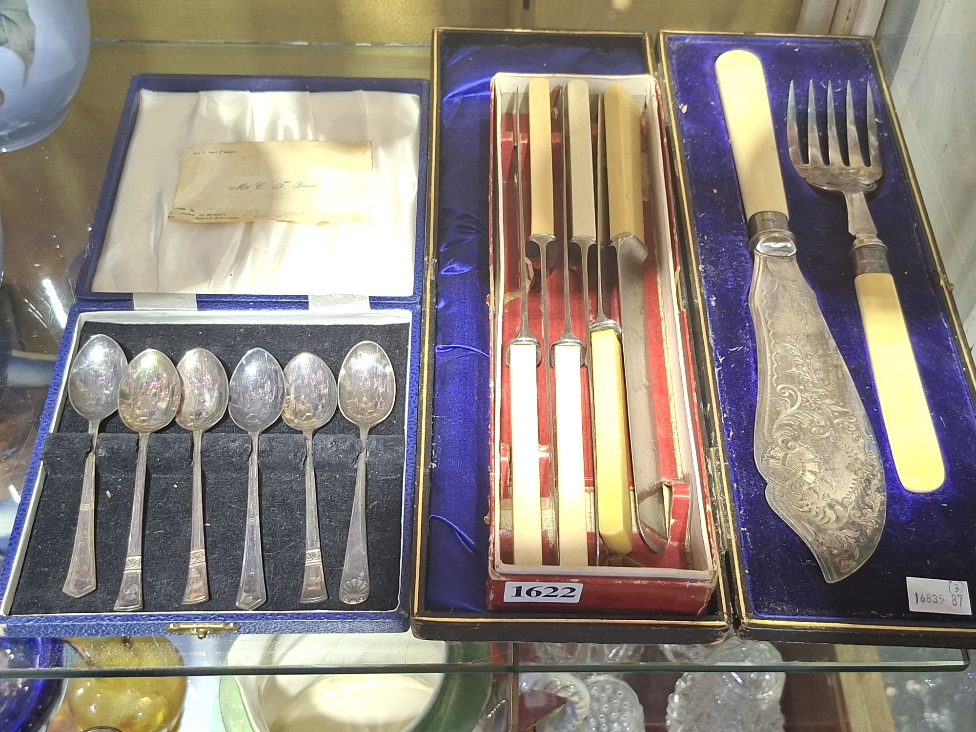 BONE HANDLED CUTLERY AND EPNS