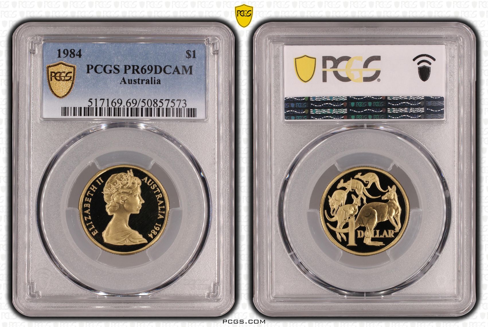 One Dollar, 1984, PCGS PR69DCAM