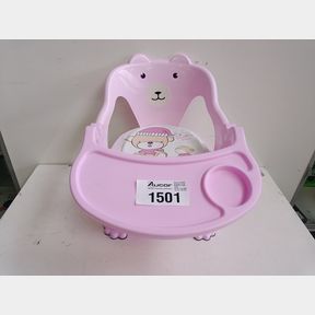 NUOVO - CHILDREN'S DINING CHAIR WITH PLATE BABY -PINK