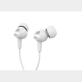 JBL C100SI In-Ear Headphones With Mic White|DEFECTIVE