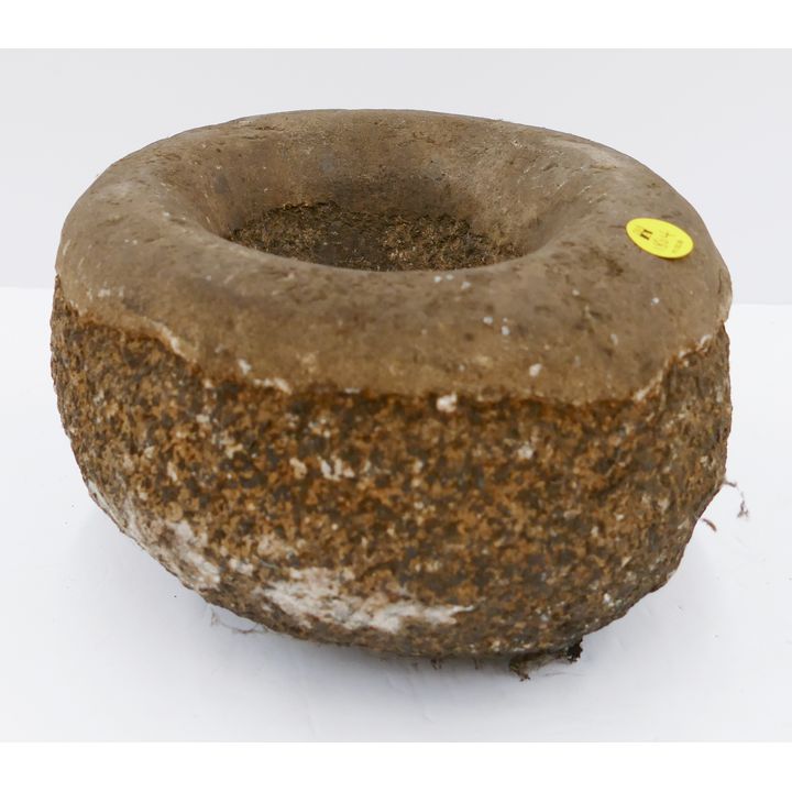 Native Stone Pestle Bowl- 6x9''