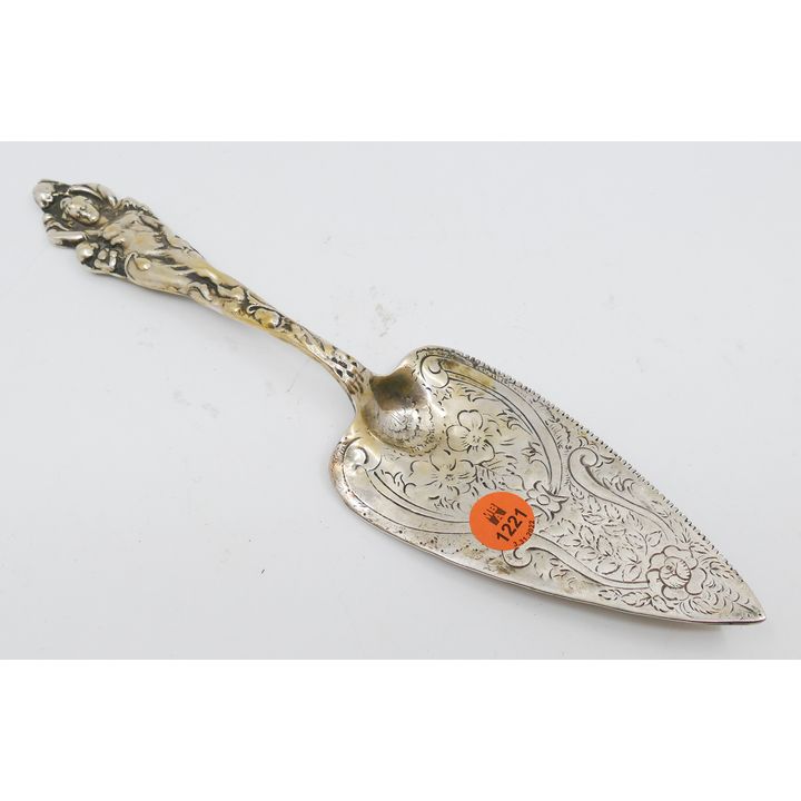 Sterling Ornate Nude Pie Server- 11''- 207g