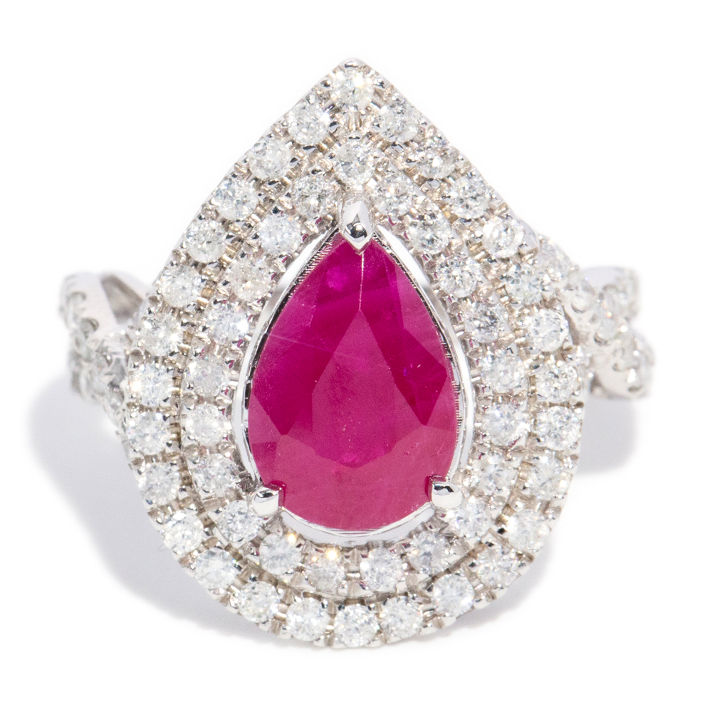 153 · 2.81 Carat Ruby & Diamond 14ct Gold Ring