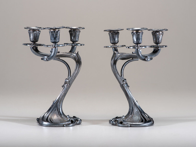 Art Nouveau
Pair of  Candelabra 