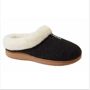 DEARFOAMS WOMEN'S SLIPPERS IN BLACK SZ XL 11-12