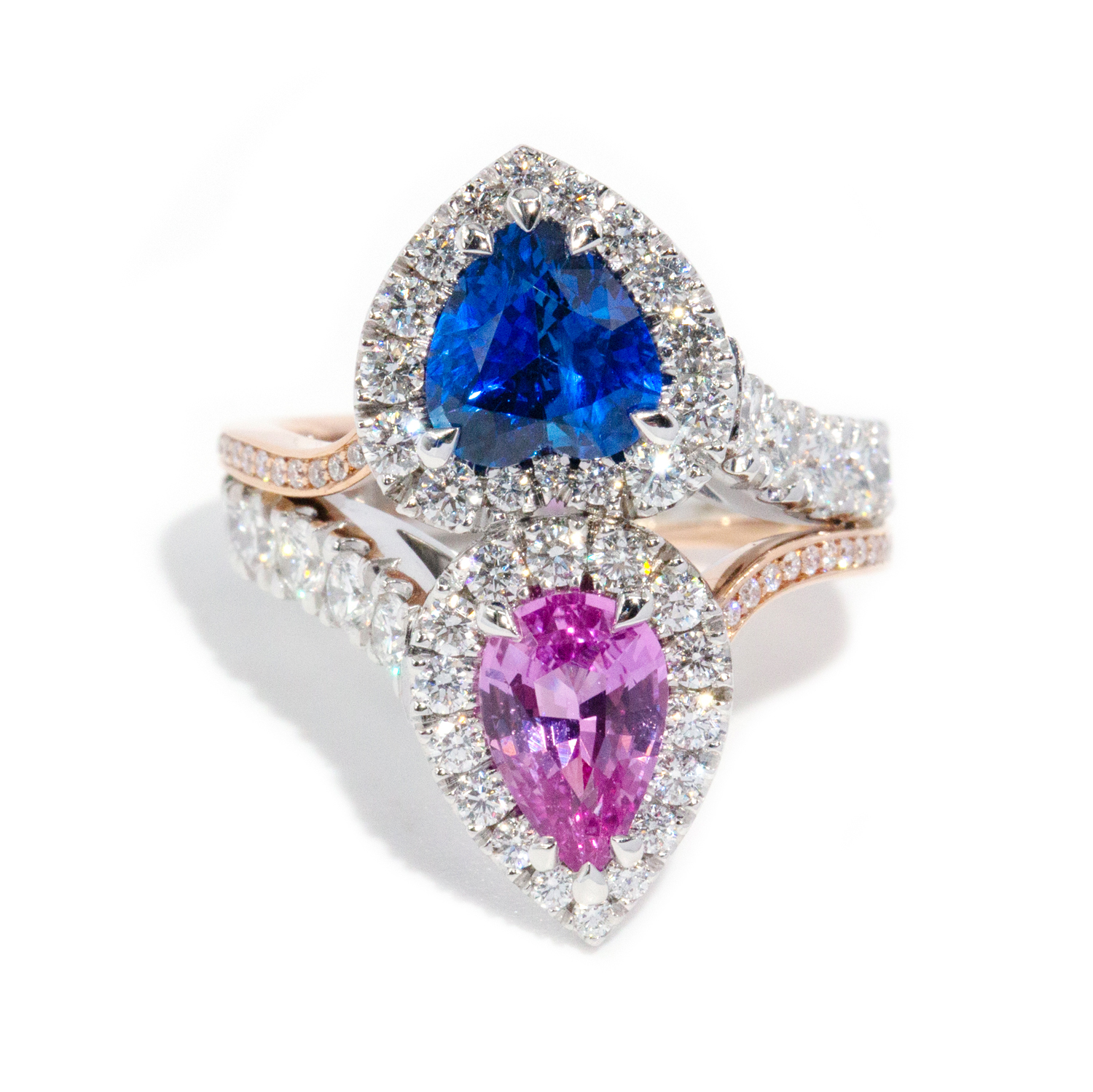 2.6ct Sapphire & 1.47ct Diamond Ring