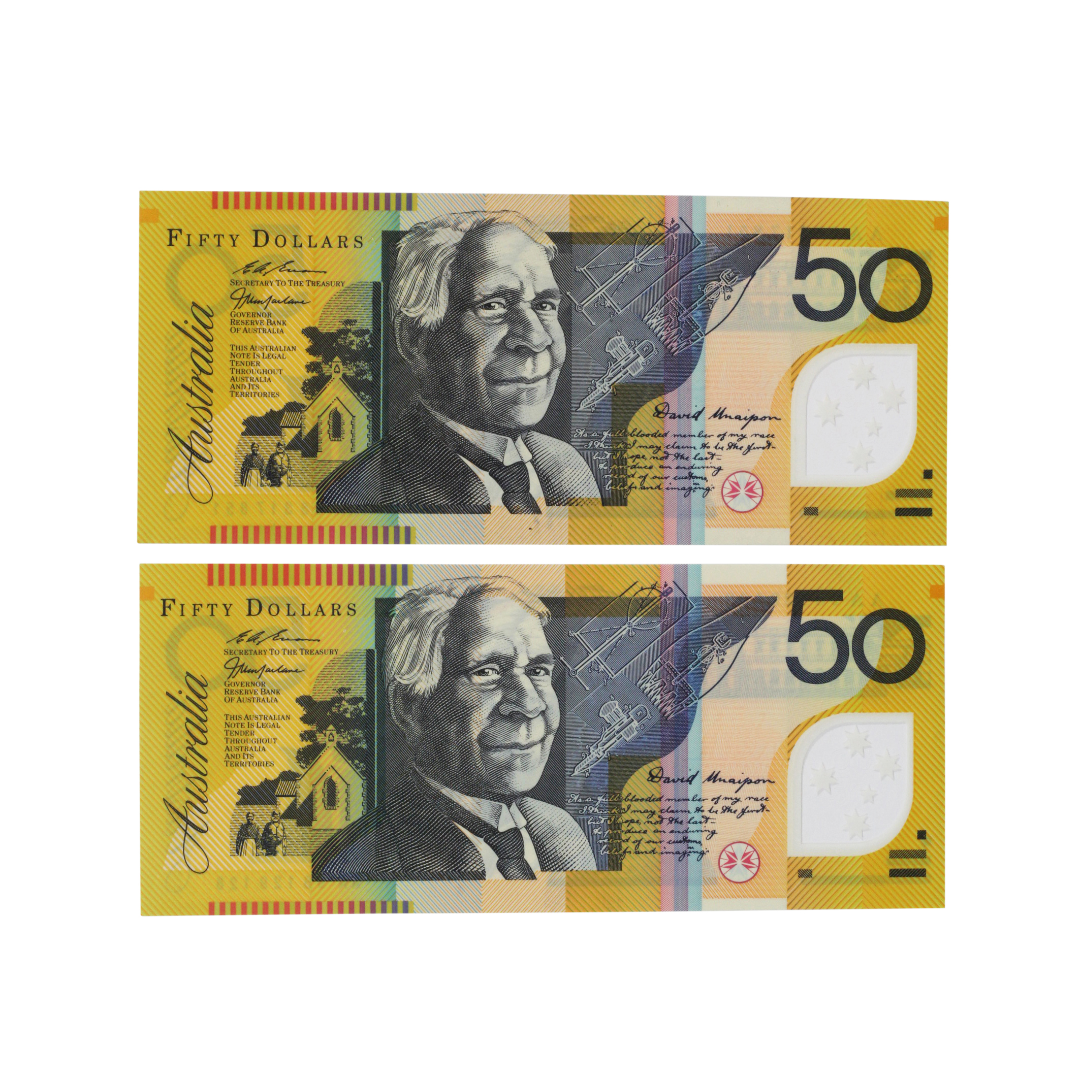 2260. · MacFarlane/Evans, Fifty Dollars, 1997, UNC