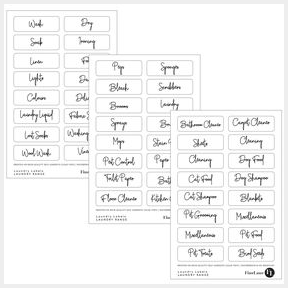 Home Organizing Labels Spens Stapels (Afrikaans) Premium Matt Home Organizing Labels |