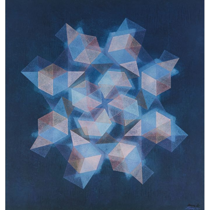 Leo Kenney ''Dial of Spring'' 1976 Lithograph