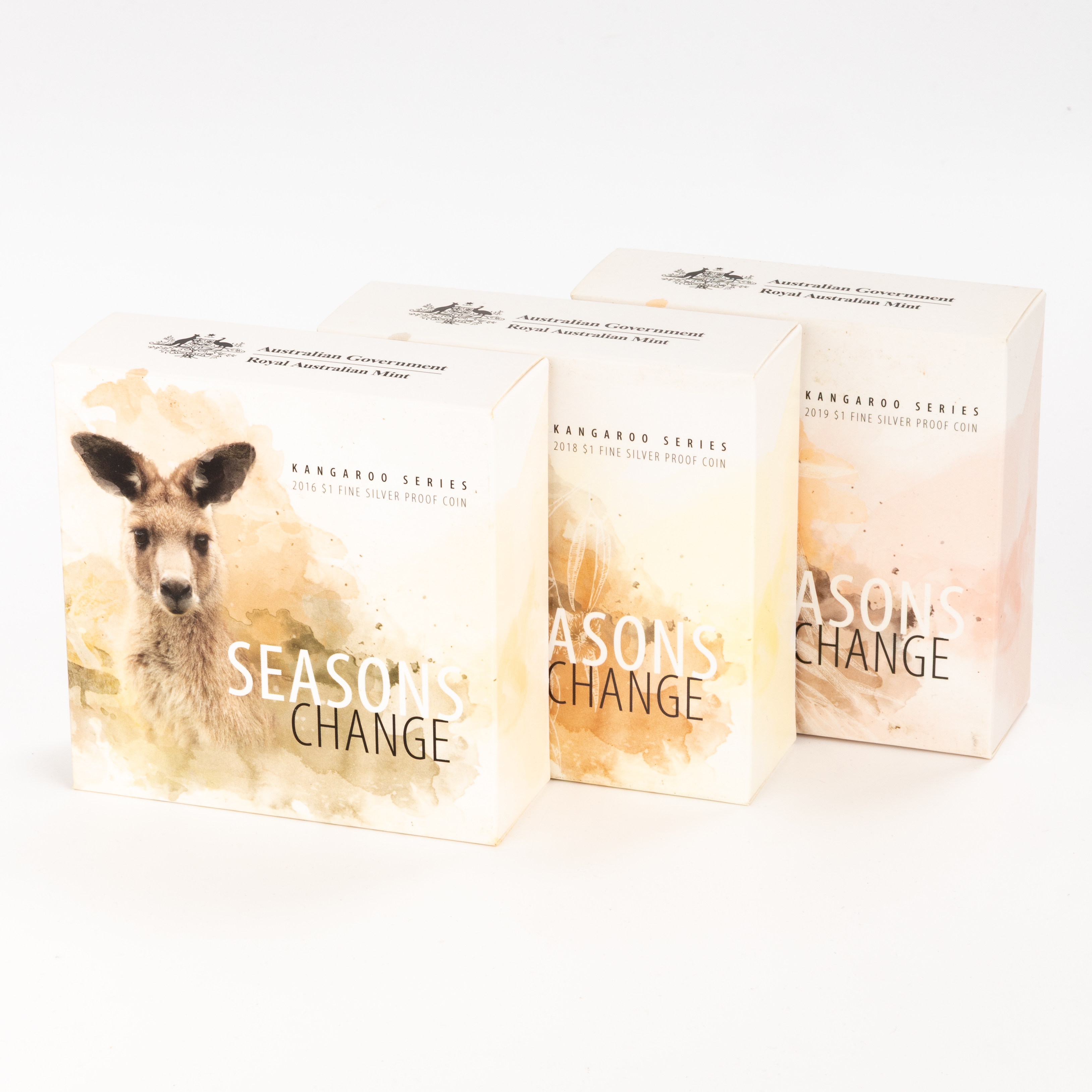 Elizabeth II, RAM - Kangaroo Series, Seasons Change, One Dollar, 2016 - 2019, FDC