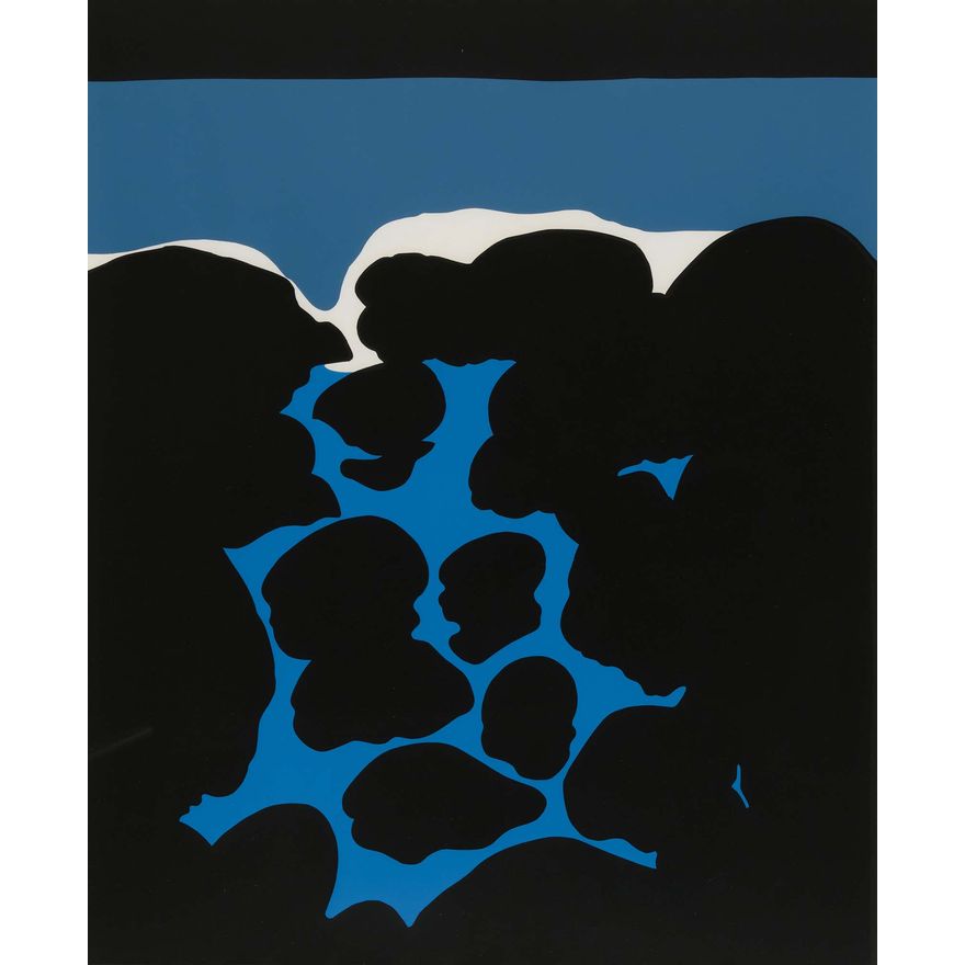 Michael Smither 'Wave Invading Rock Pool'