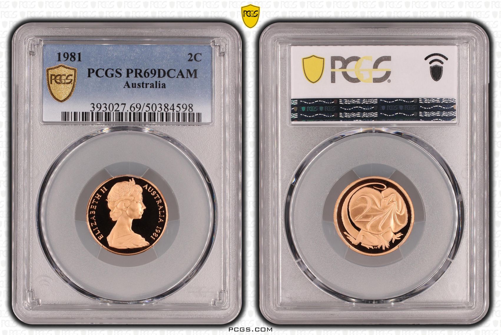 Two Cent, 1981, Pcgs Pr69dcam