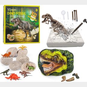 DINOSAUR FOSSIL DIGGING KIT FOR KIDS DINOSAUR EGGS EXCAVATION DIG KIT DINOSAUR TOYS FOR KIDS 5-7 8-12 GREAT BIRTHDAY FOR BOYS A