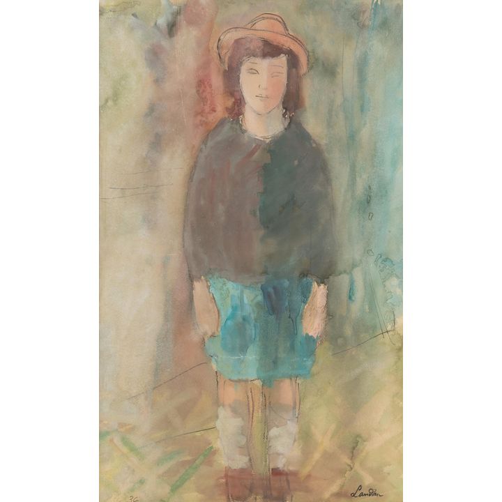 Zygmunt Landau | Portret dziewczynki, 1936 r.