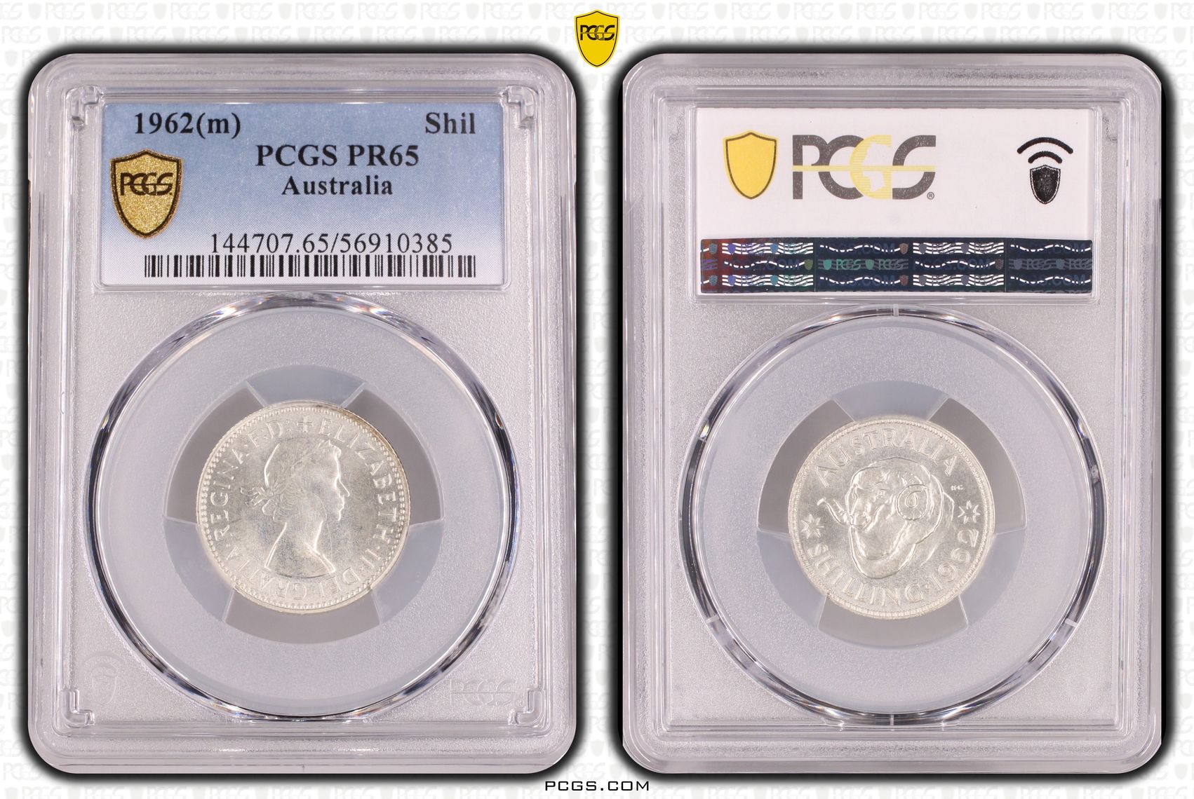 Shilling, 1962(m), PCGS PR65