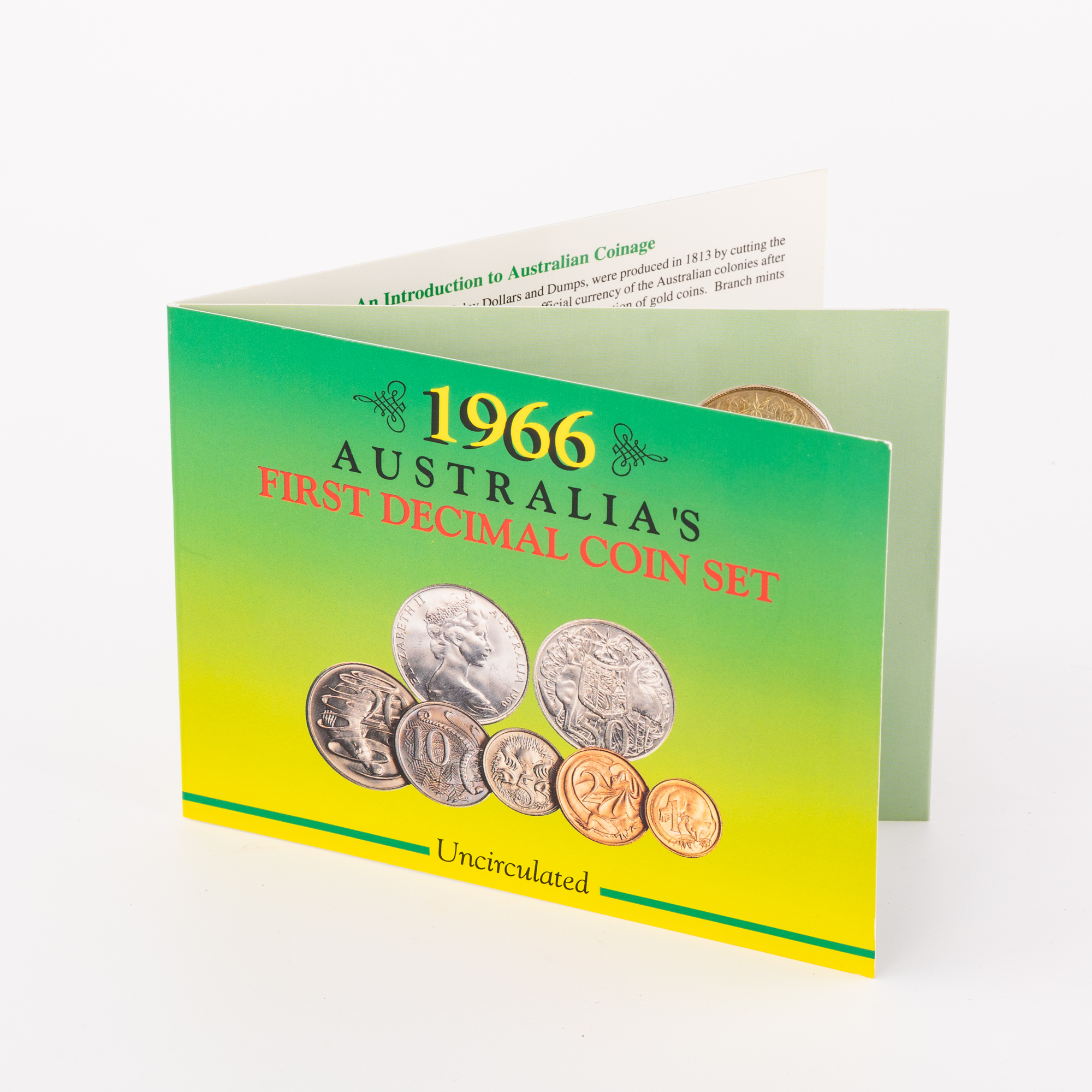 Elizabeth II, Australia's First Decimal Coin Set, 1966, UNC