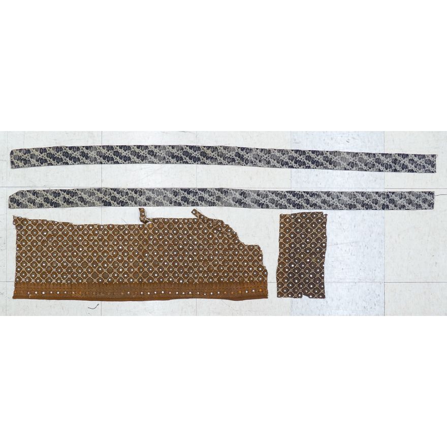 4pc Japanese & Indian Textile Remnants