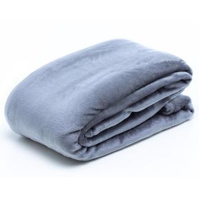 51481/682 GEORGE MASON - SOLID FLANNEL THROW - NAVY - 221TKLPVTHOME401 | TS B1 (S4)CB