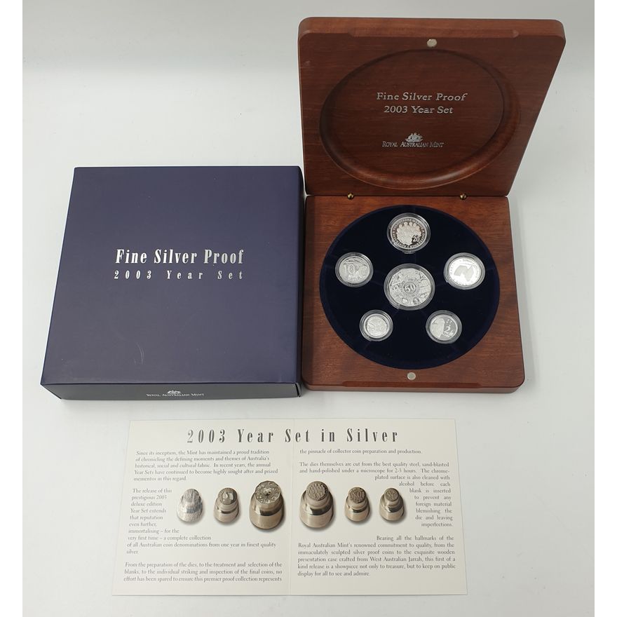 Silver Proof Year Set - 2003 Aus. Volunteers