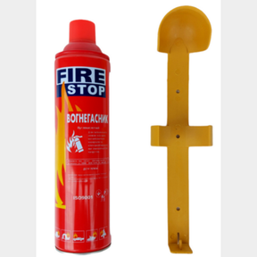 500ML FIRE STOP PORTABLE FIRE EXTINGUISHER WITH MOUNTING BRACKET - 52055/32973