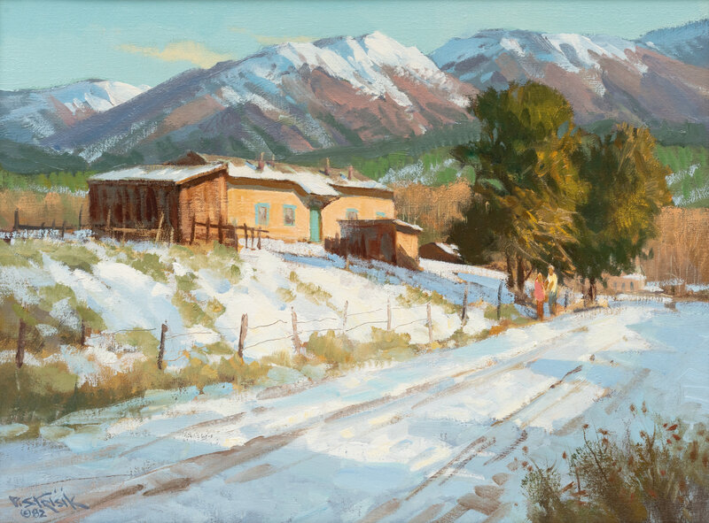 Paul Strisik
(American, 1918-1998)
High Road to Taos, 1982