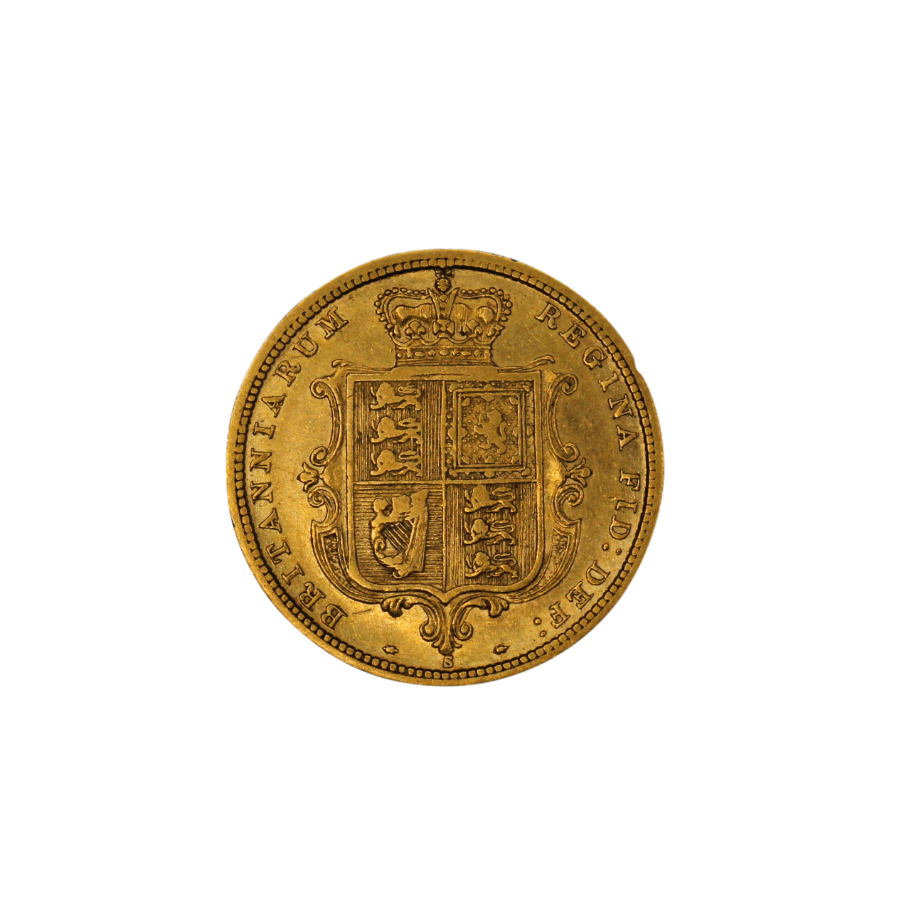 1189. · Victoria, Half Sovereign, 1882-S, aVF