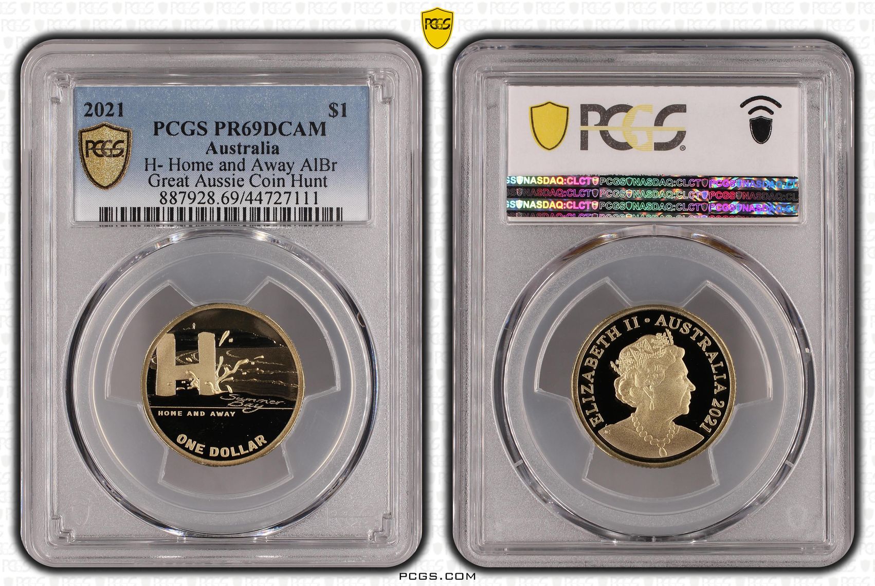 2021 Australia One Dollar, $1 H- Home and Away AlBr PCGS - PR69DCAM -111