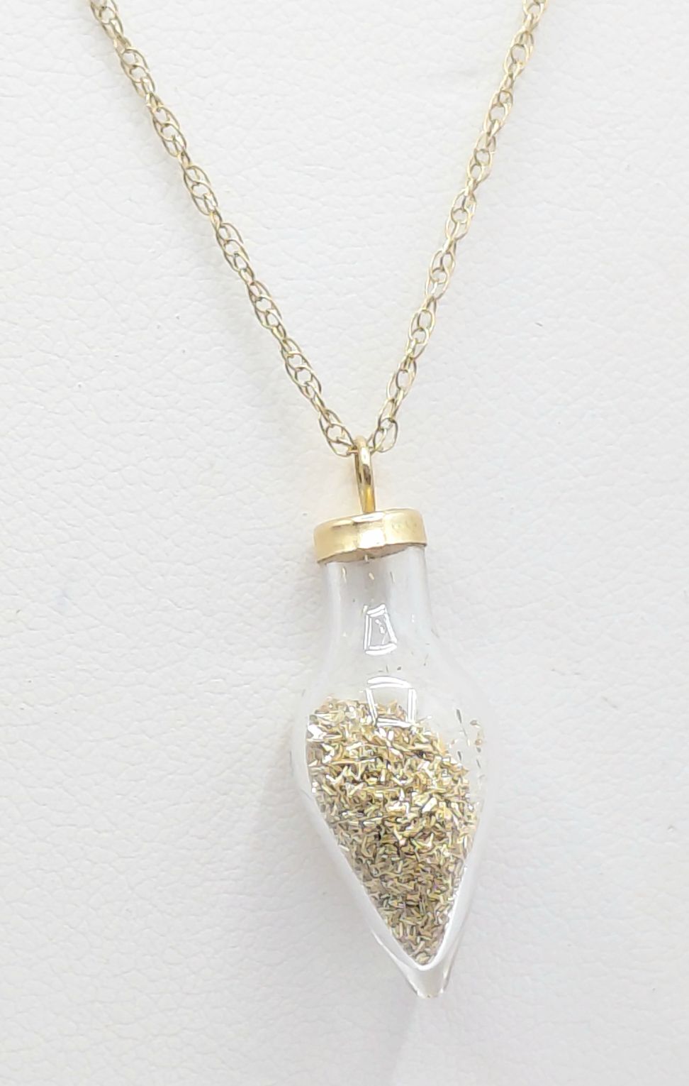9ct Fine Link Necklace With Pendant