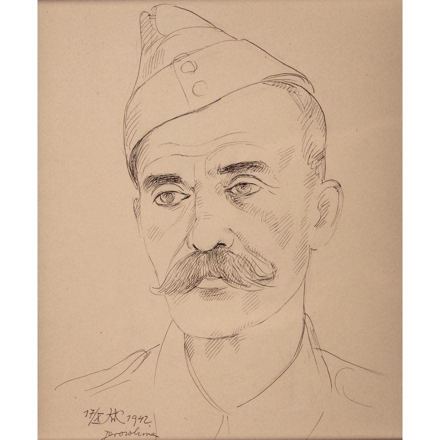 Wlastimil Hofman | Portret żołnierza, 1942 r.