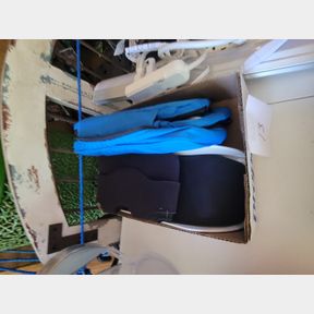 Travel make up bag and knee brace and fluorescent light