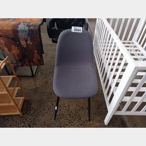 GEORGE AND MASON - CLASSIC DINING CHAIR - DARK GREY