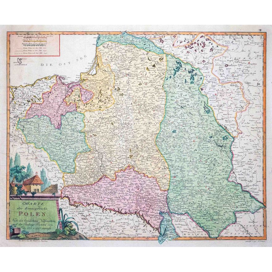 Johann Walch | Charte des Koenigreichs Polen…
