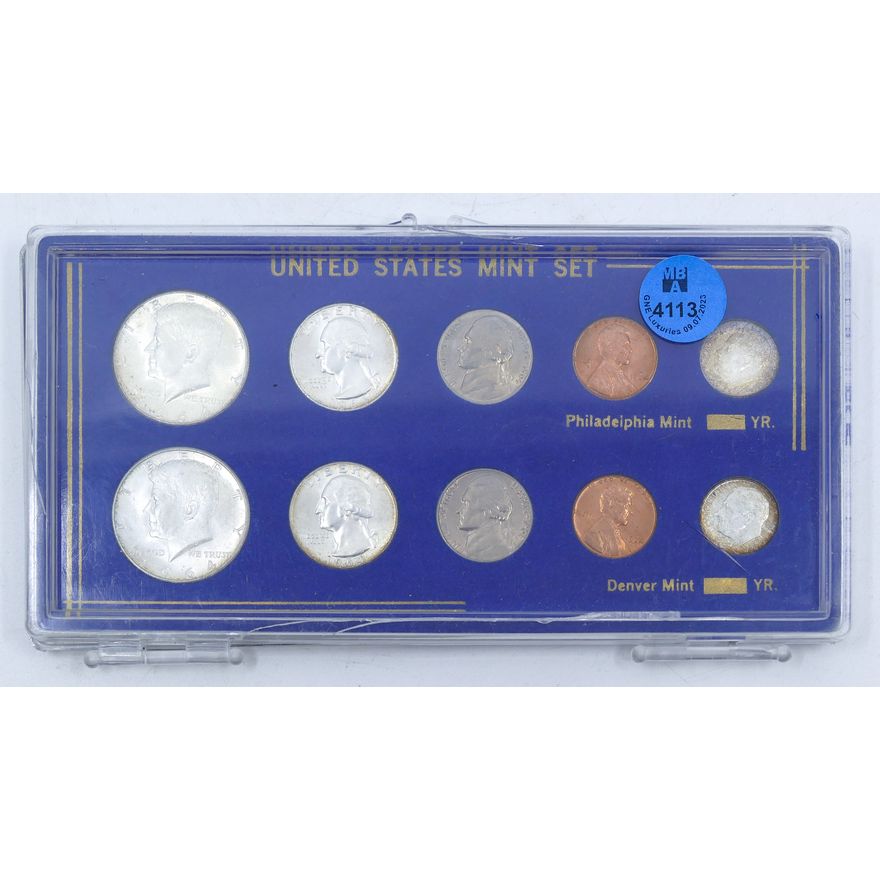 1964 US Denver & Philadelphia Mint Set in Case
