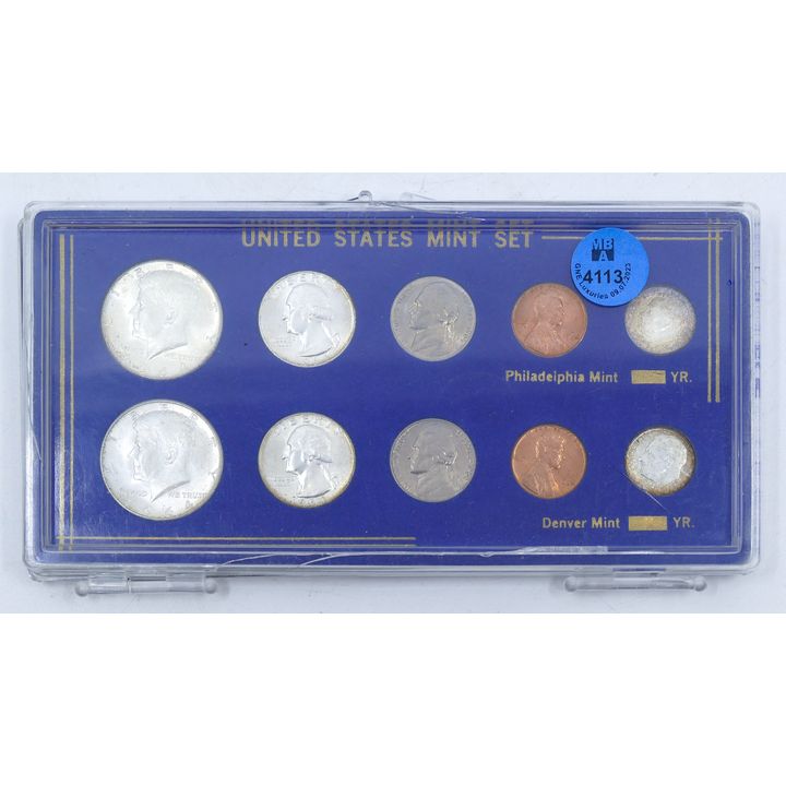 1964 US Denver & Philadelphia Mint Set in Case