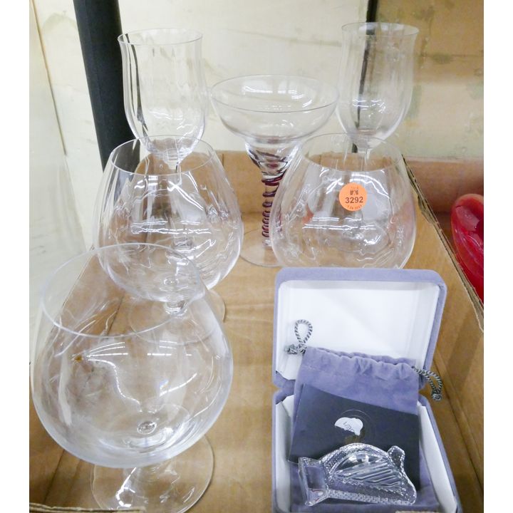 Box Waterford & Marquis Crystal Glasses