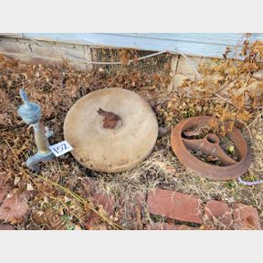 Sand stone sharpening wheel, planter wheel, other