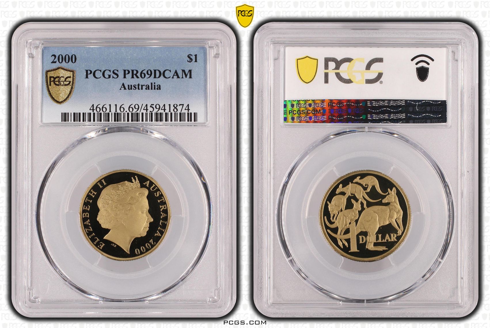 One Dollar, 2000, PCGS PR69DCAM