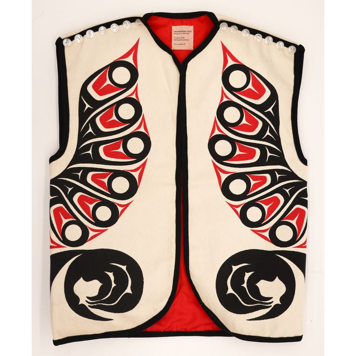 Bill Reid ''Watchman's Vest'' Printed Cotton