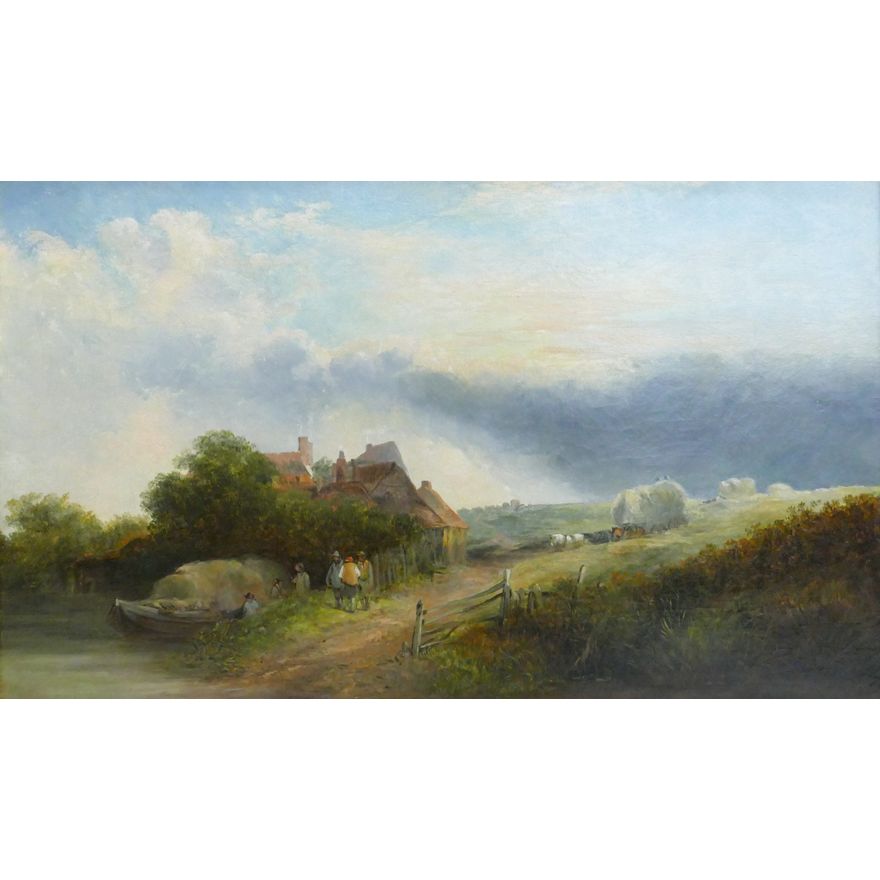 Edward Charles Williams ''Haymaking'' Oil