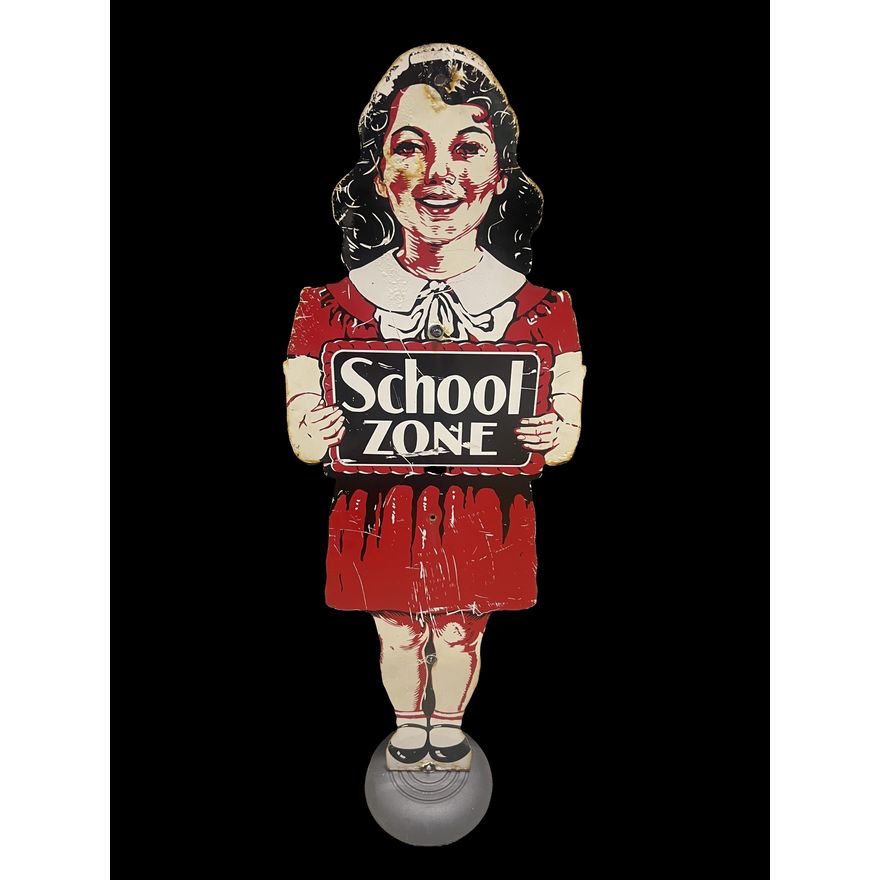 School Zone SST Curb Sign