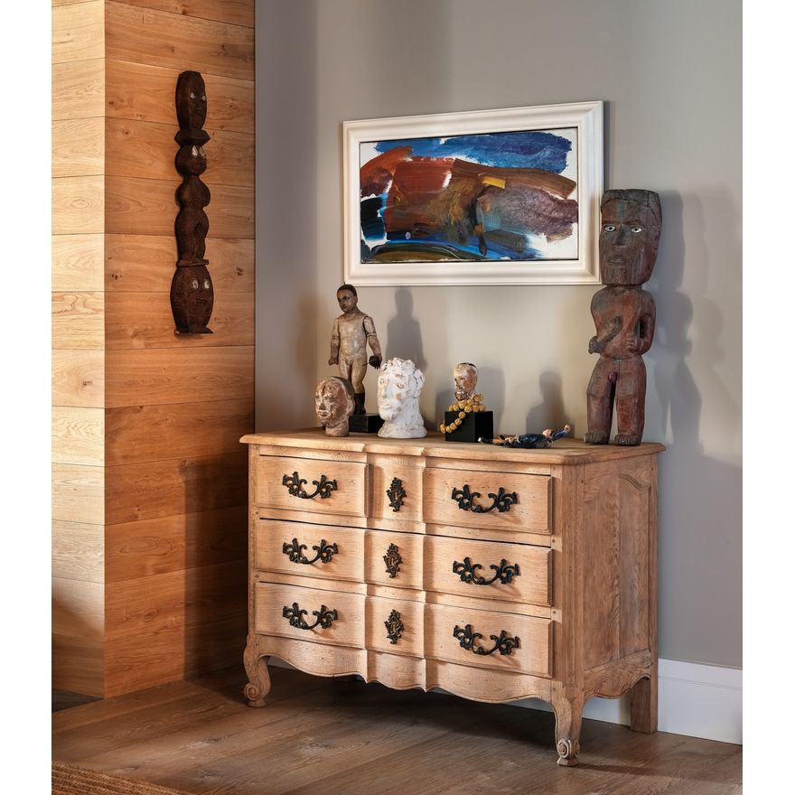 French oak chest of drawers