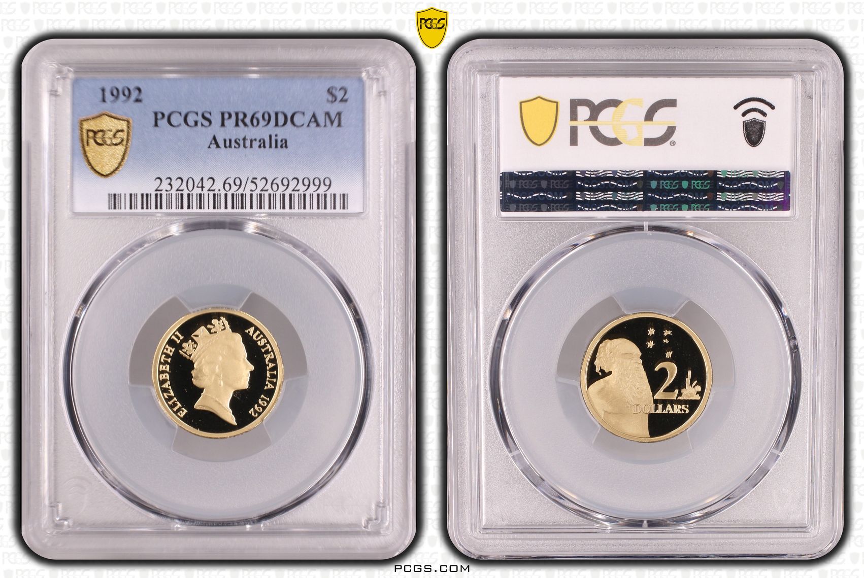 Two Dollar, 1992, PCGS PR69DCAM