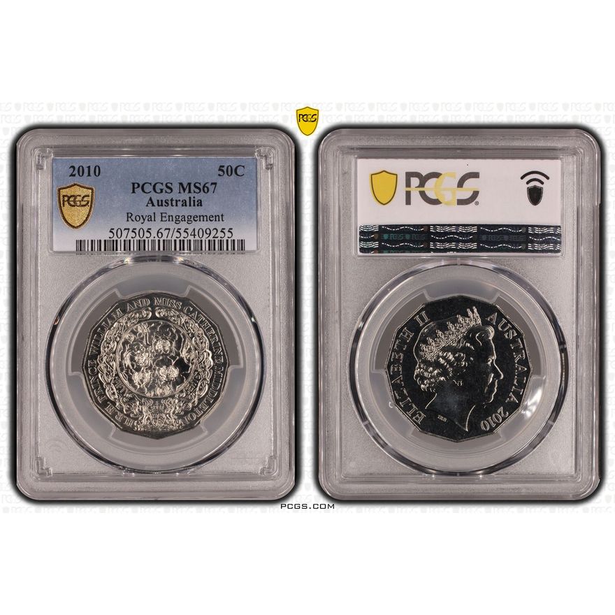 Royal Engagement, Fifty Cent, 2010, PCGS MS67
