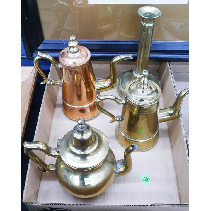 Box Brass Teapots