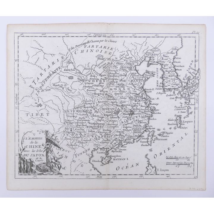 LaPorte, L'Empire de la Chine avec Japon. 1796
